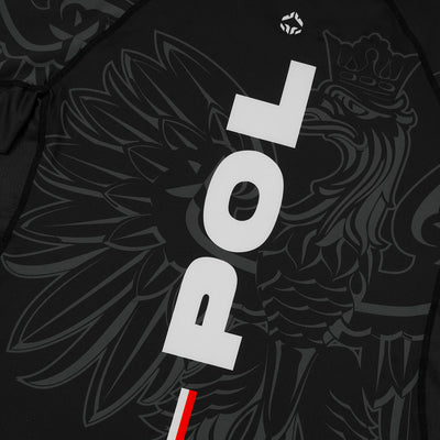 Rashguard Polonia 3.0 cu mânecă lungă (Negru)