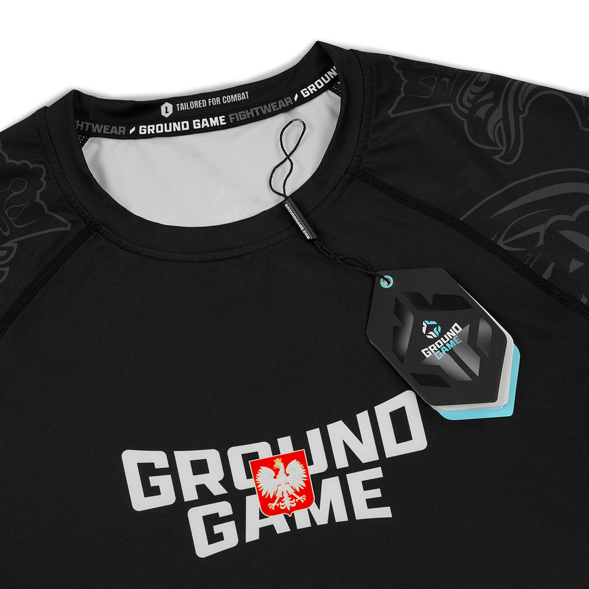 Rashguard Polonia 3.0 cu mânecă lungă (Negru)