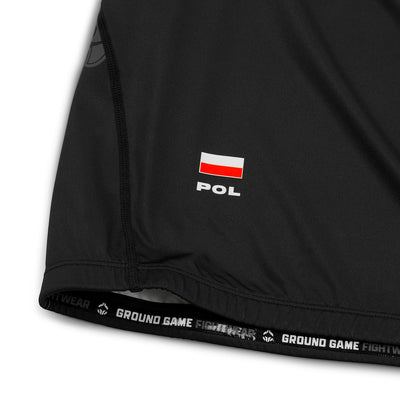 Rashguard Polonia 3.0 cu mânecă lungă (Negru)