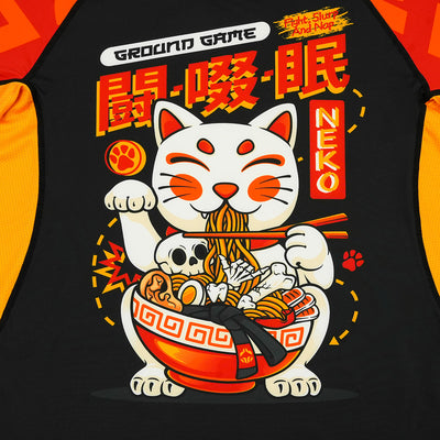 Rashguard Ramen Cat cu mânecă scurtă