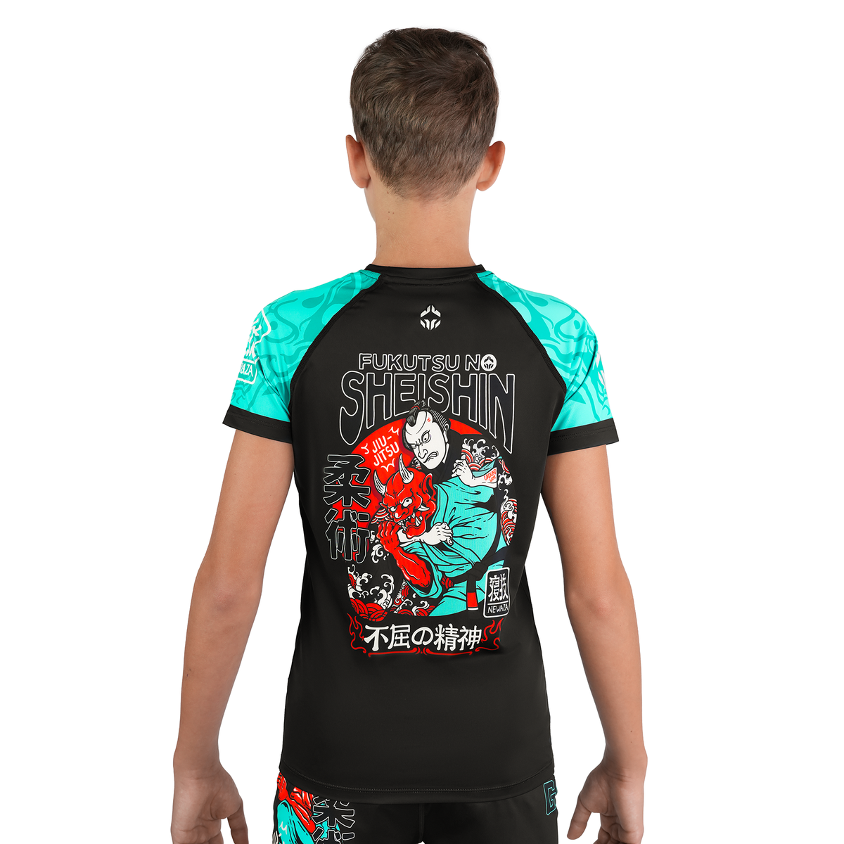 Rashguard pentru copii Fukutsu cu mânecă scurtă