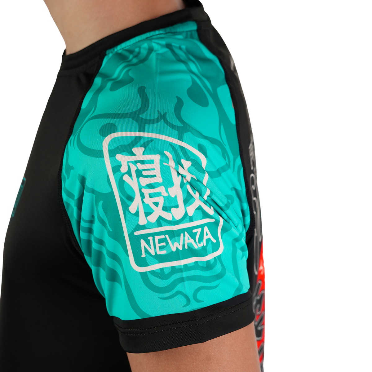 Rashguard pentru copii Fukutsu cu mânecă scurtă