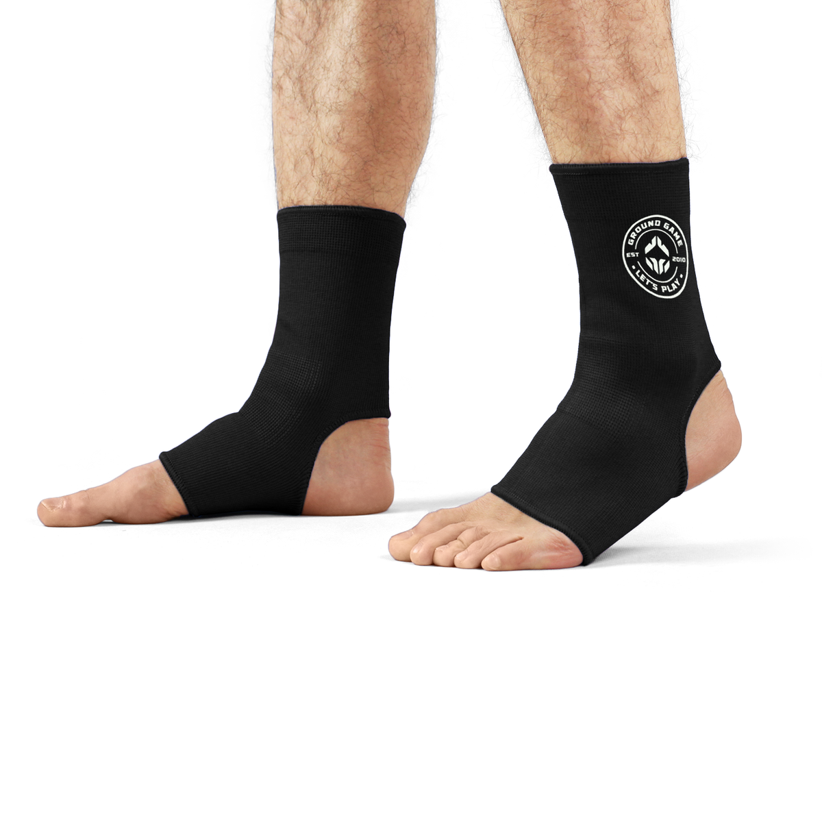 Bandaj elastic pentru gleznă Classic (negru)