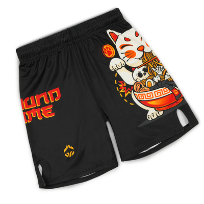 Pantaloni scurți de antrenament pentru copii Ramen Cat