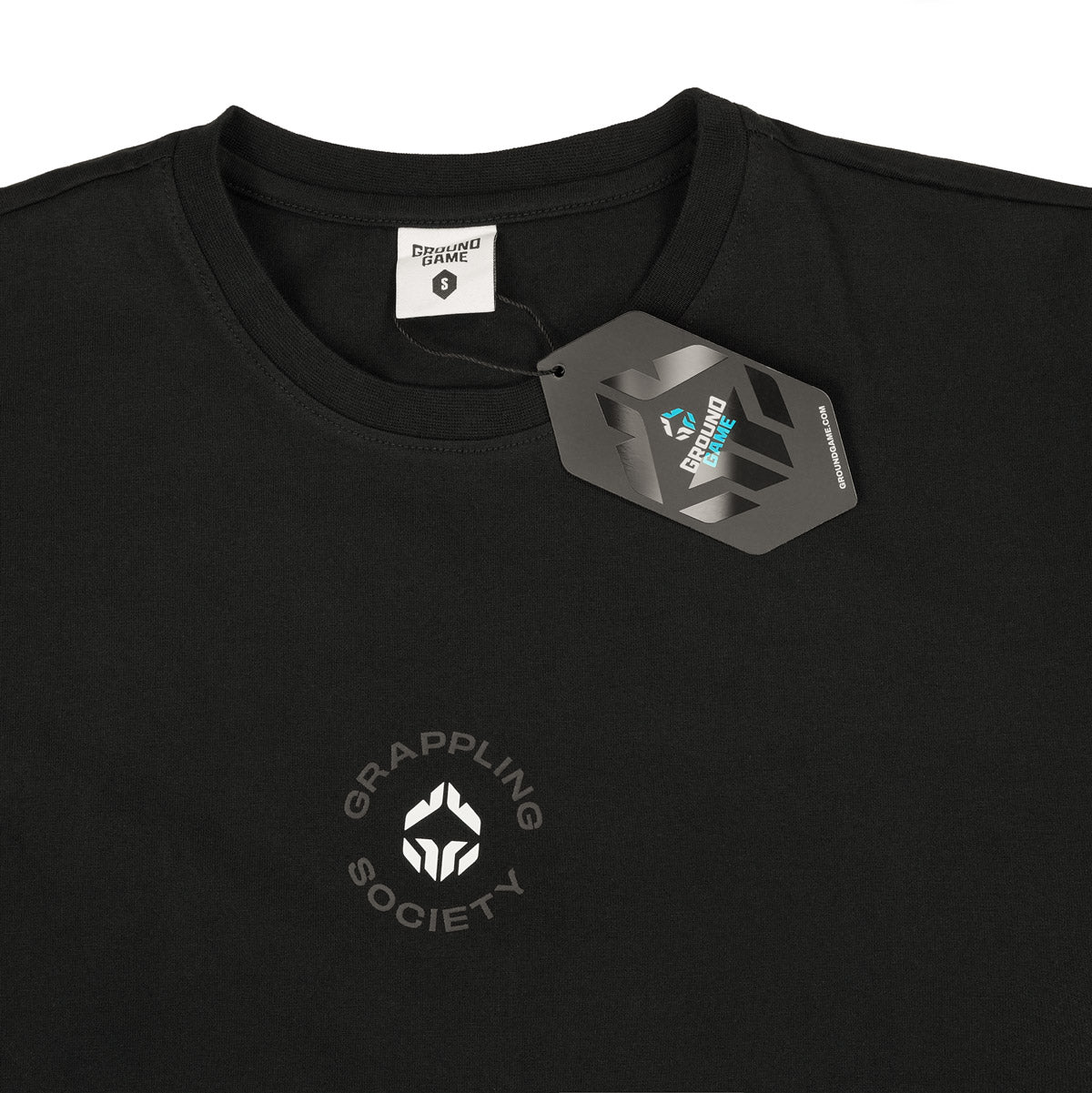 Tricou Grappling Society Oversize (Negru)