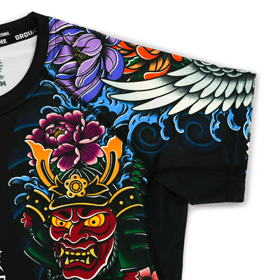 Rashguard pentru femei Bushido 4.0 cu mânecă scurtă