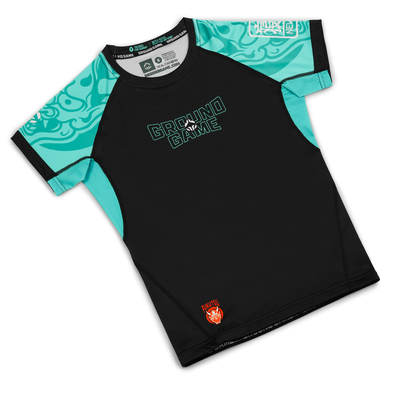 Rashguard pentru femei Fukutsu cu mânecă scurtă