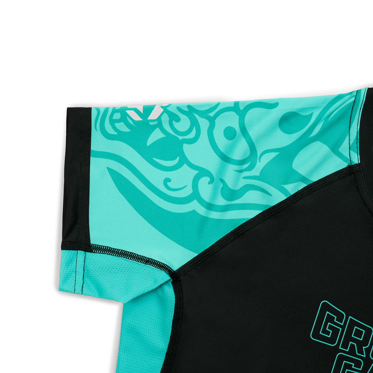 Rashguard pentru femei Fukutsu cu mânecă scurtă