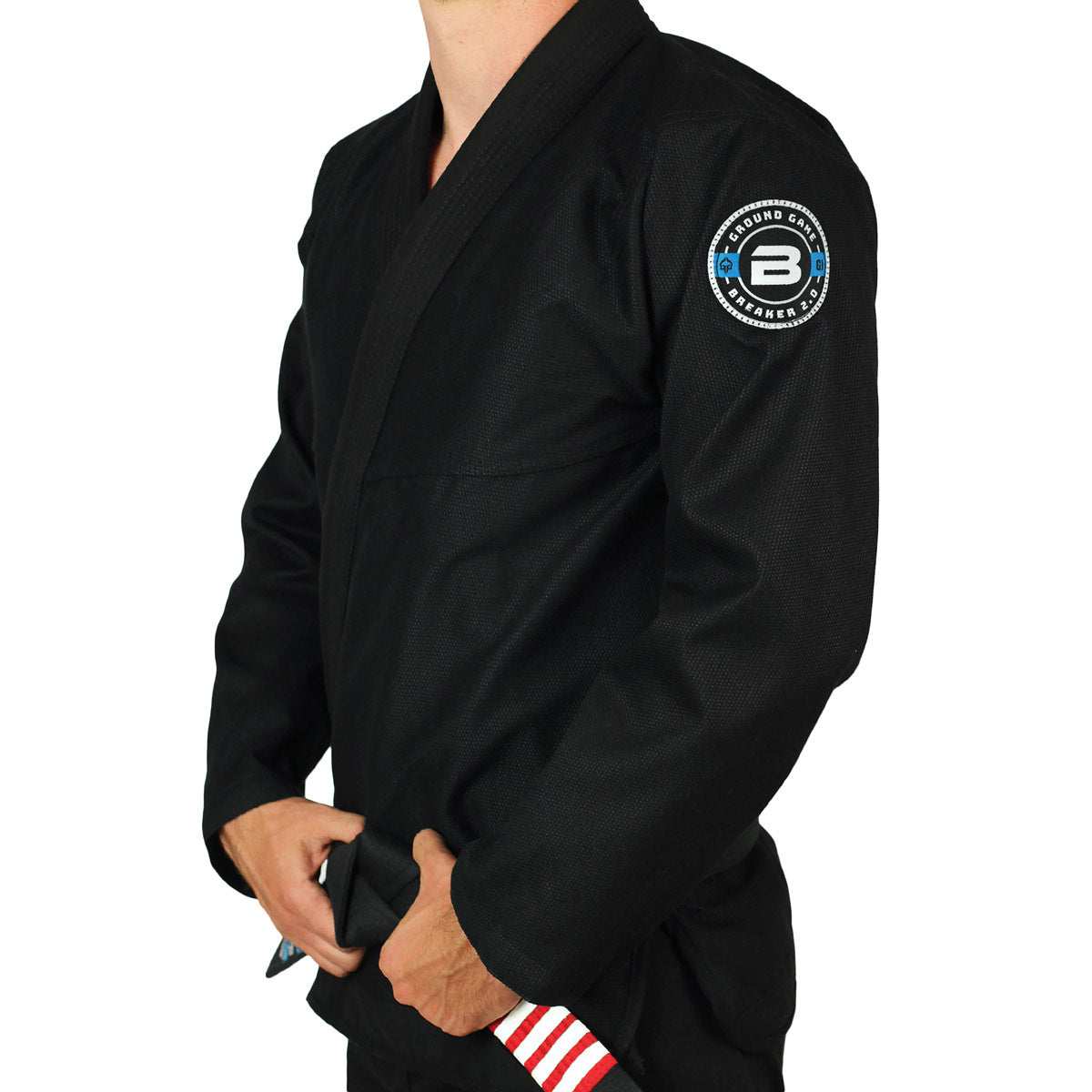 Jachetă Breaker 2.0 pentru kimono BJJ (neagră)