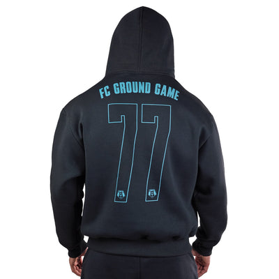 Hanorac oversize cu glugă FC Armbar (Antracit)