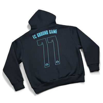 Hanorac oversize cu glugă FC Armbar (Antracit)