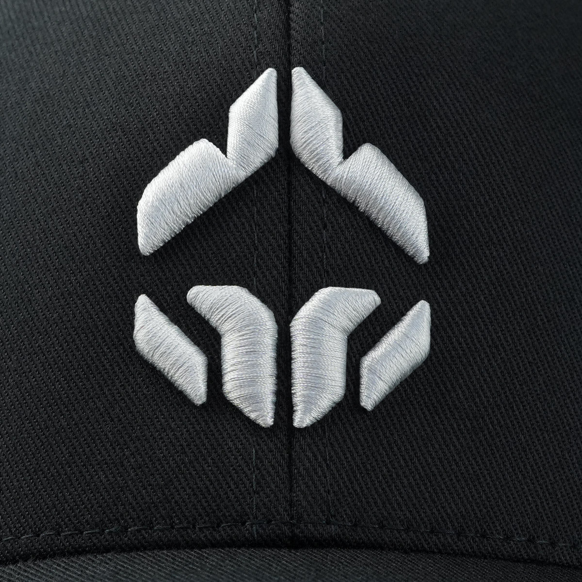 Șapcă cu cozoroc Logo 3D Platinum (Neagră)