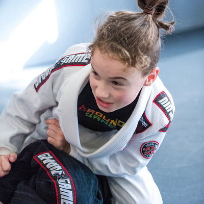 GI BJJ pentru copii Ninja (alb) + centură CADOU