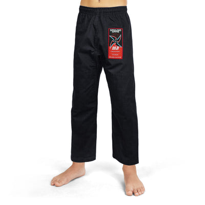 GI BJJ pentru copii Ninja (Negru)