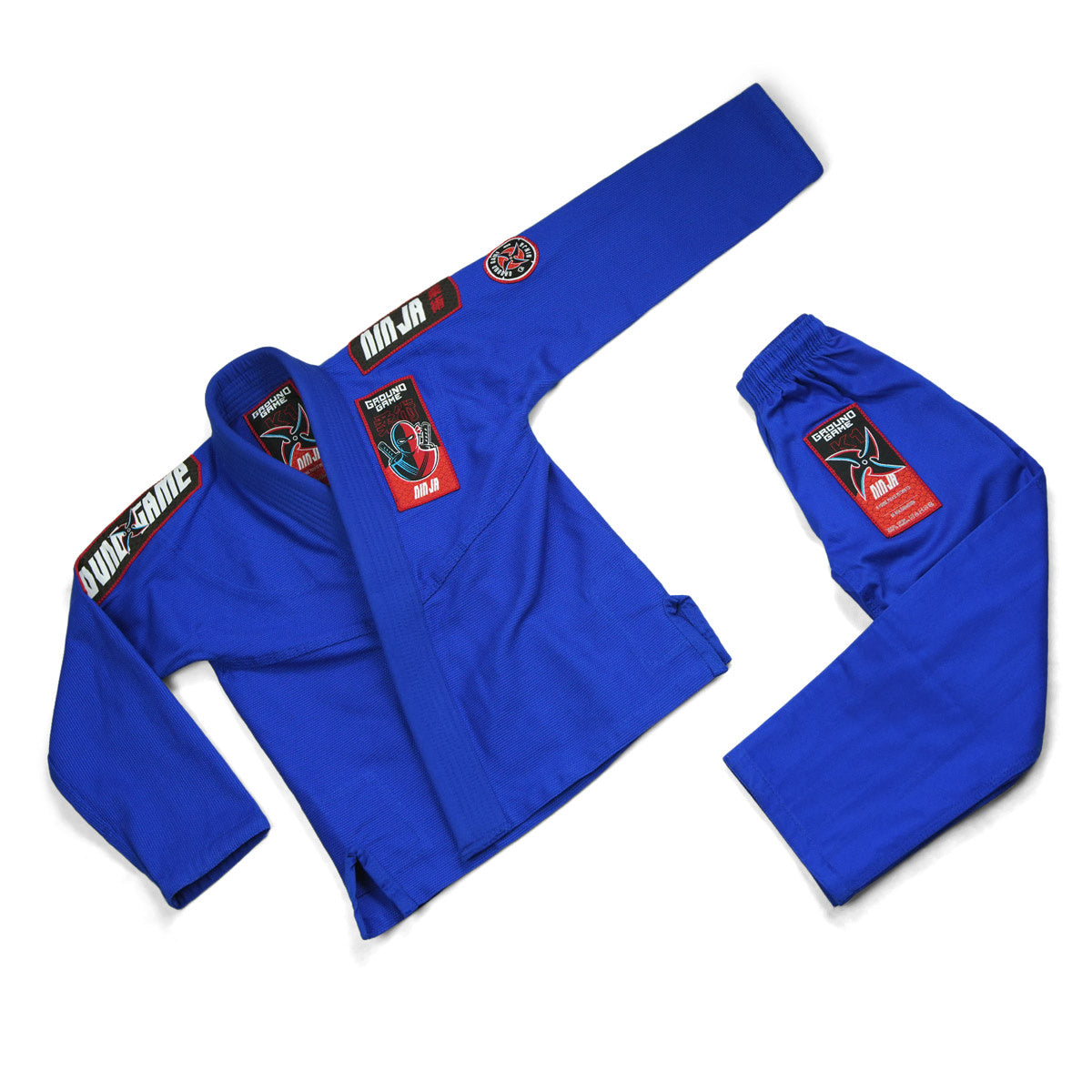 GI BJJ pentru copii Ninja (albastru)