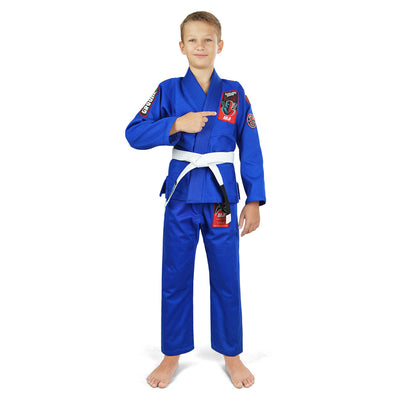 GI BJJ pentru copii Ninja (albastru)