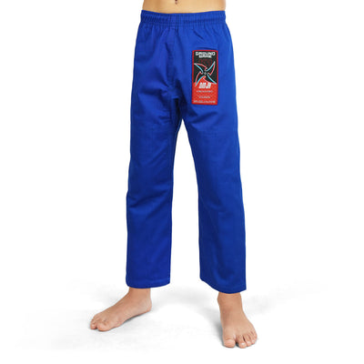 GI BJJ pentru copii Ninja (albastru)