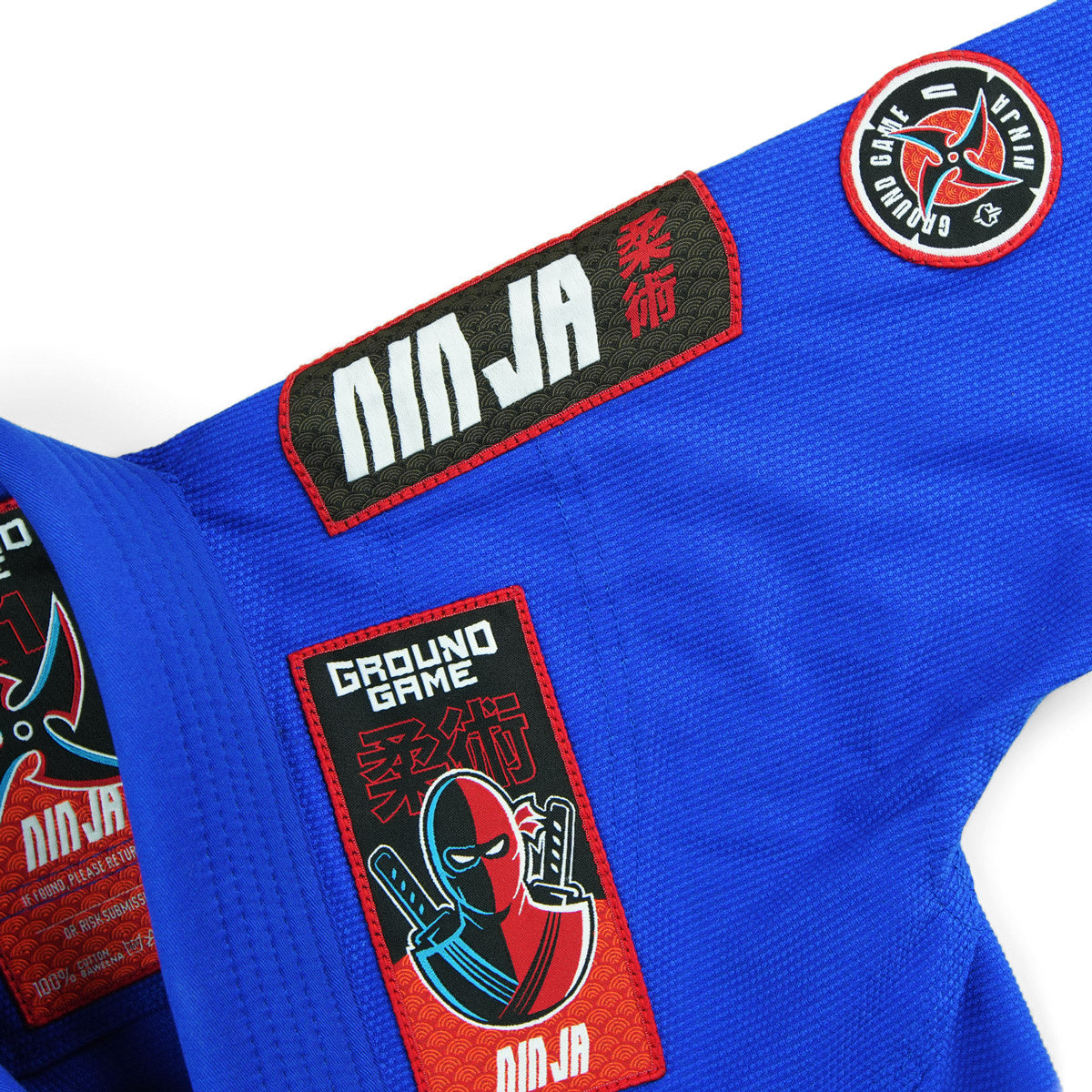 GI BJJ pentru copii Ninja (albastru)