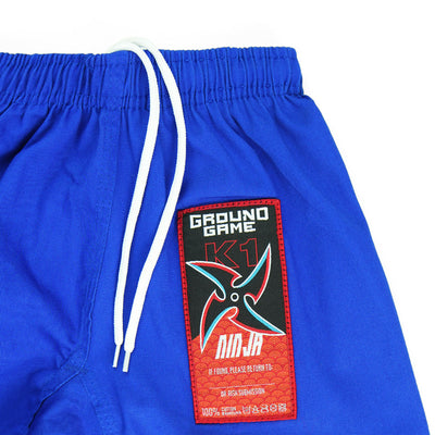 GI BJJ pentru copii Ninja (albastru)