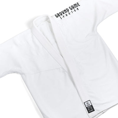 GI BJJ pentru copii Spartan (Alb)