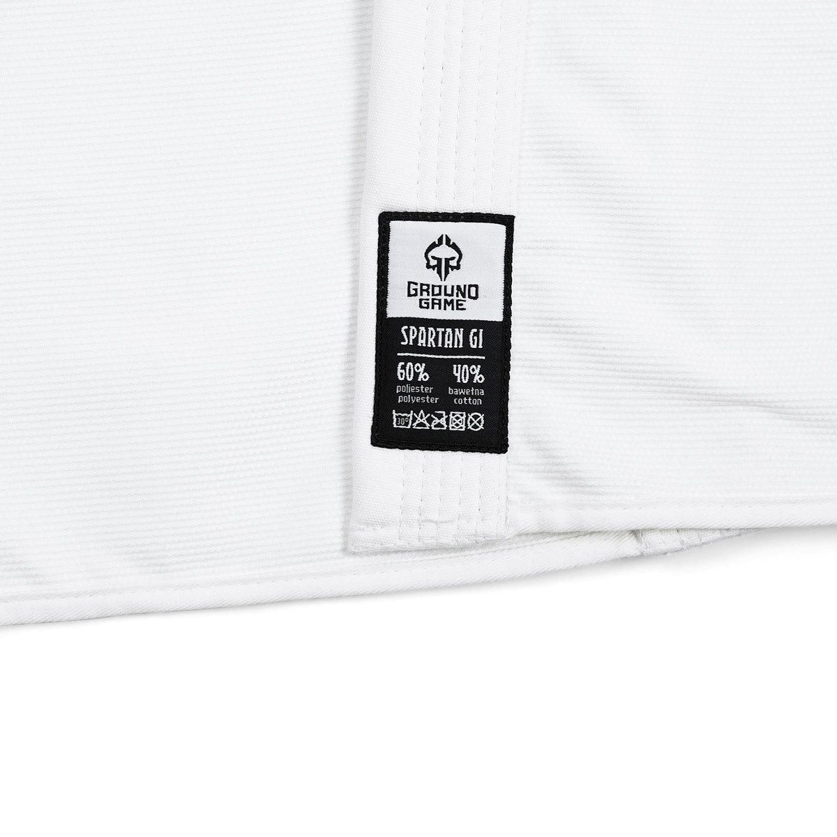 GI BJJ pentru copii Spartan (Alb)