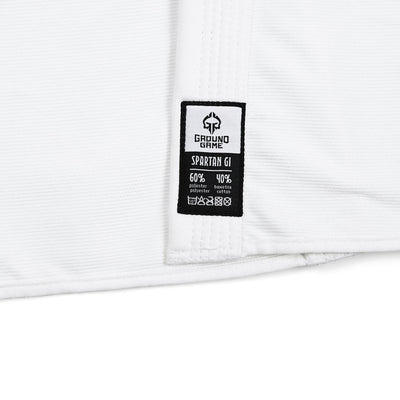 GI BJJ pentru copii Spartan (Alb)