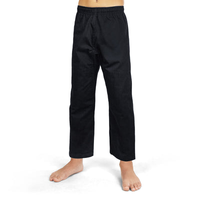 GI de BJJ pentru copii Spartan (negru)