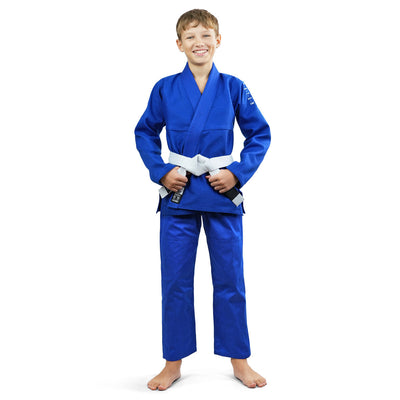 GI de BJJ pentru copii Spartan (albastru)