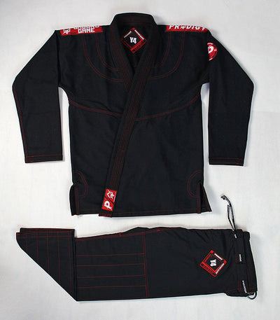 GI BJJ pentru adolescenți Prodigy (Negru) + centură CADOU