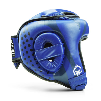Cască de box pentru competiții Cyborg (albastră)
