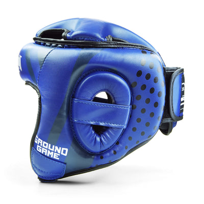 Cască de box pentru competiții Cyborg (albastră)