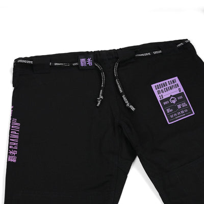 Kimono/GI de damă pentru BJJ Champion 3.0 Lavender (negru) + centură CADOU