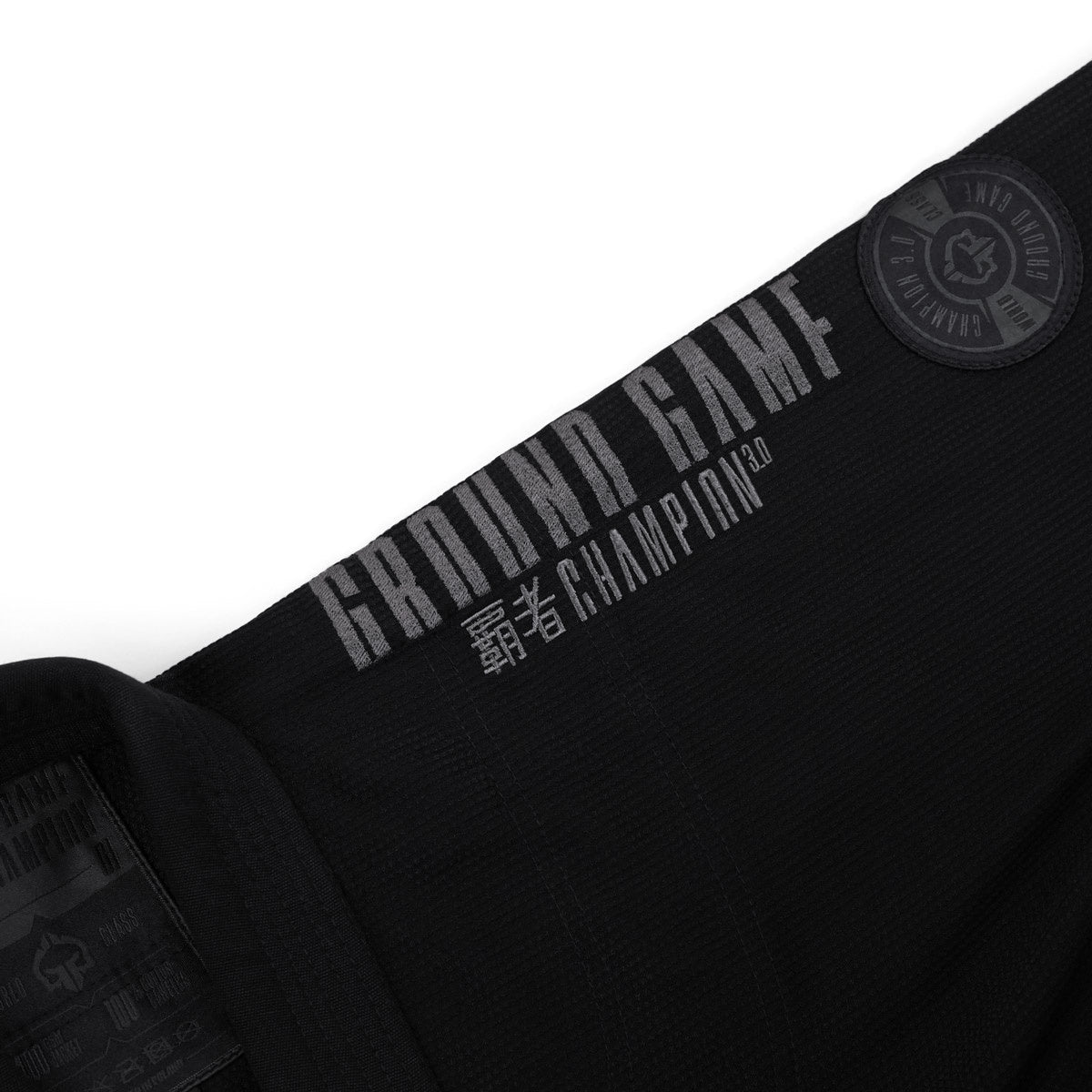 Kimono / Gi BJJ Champion 3.0 Shadow (Negru) + centură GRATUITĂ