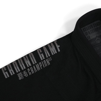 Kimono / Gi BJJ Champion 3.0 Shadow (Negru) + centură GRATUITĂ