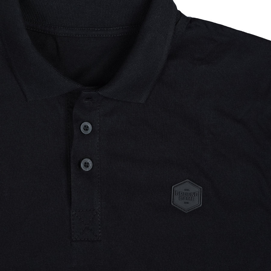 Tricou polo Label (negru)