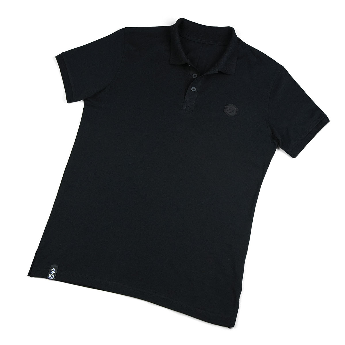 Tricou polo Label (negru)