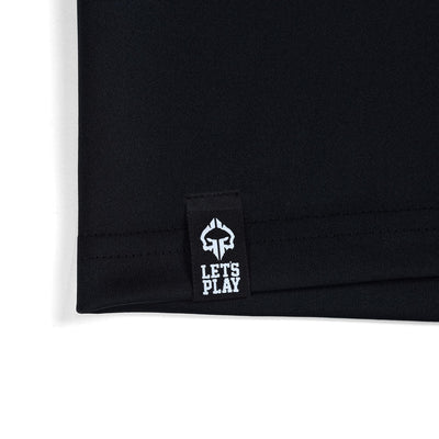 Șort scurt Label (negru)