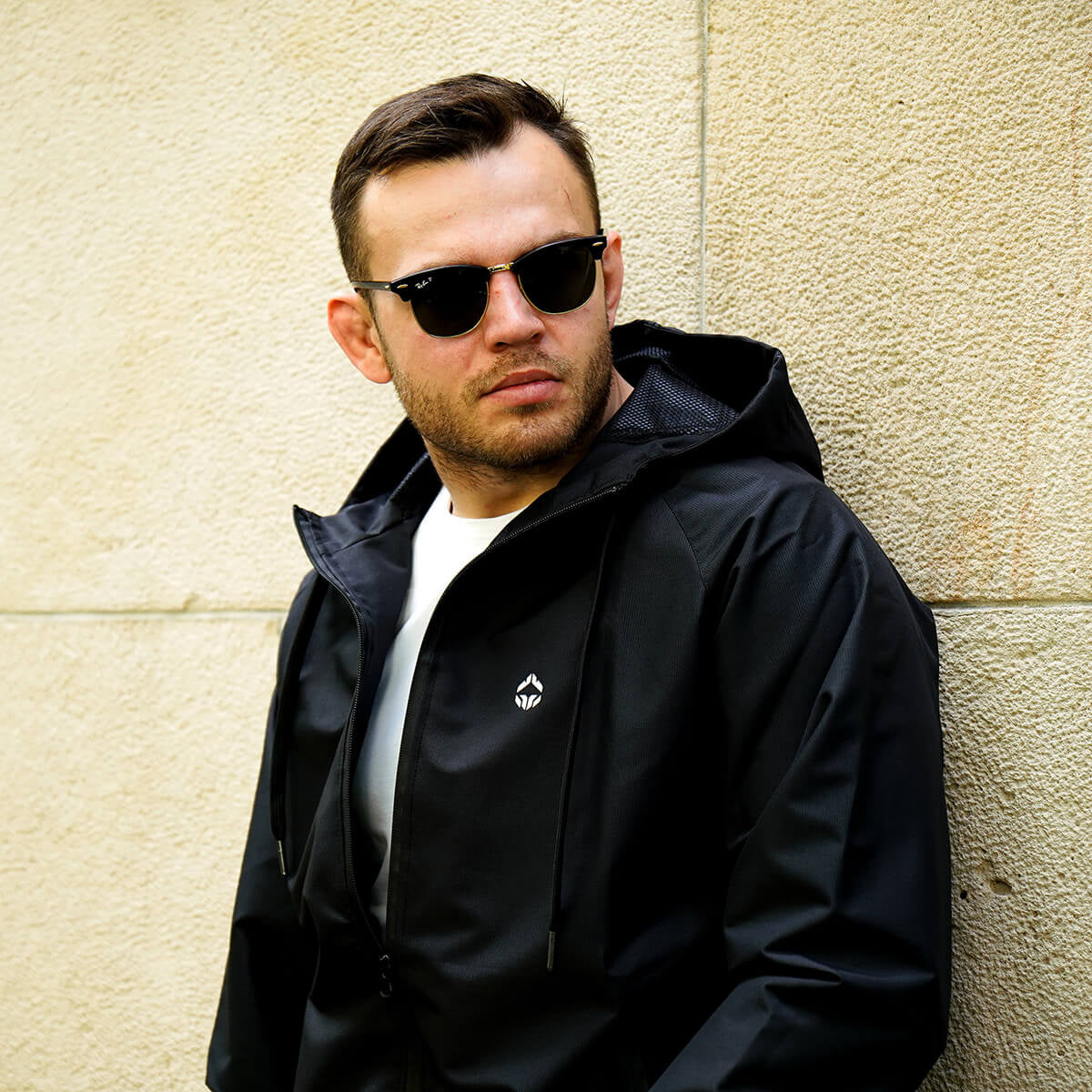 Jachetă windbreaker Minimal 2.0 (neagră)