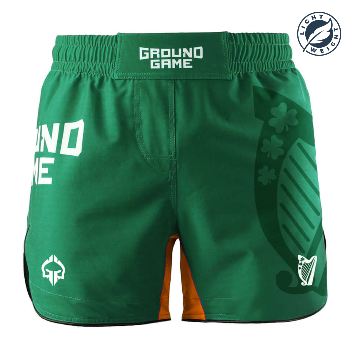 Pantaloni scurți MMA ușori Irlanda (Verzi)