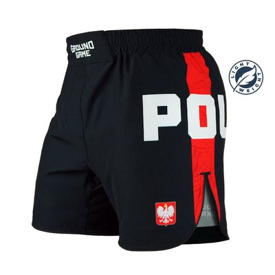 Pantaloni scurți MMA ușori Polska 2.0 (negri)