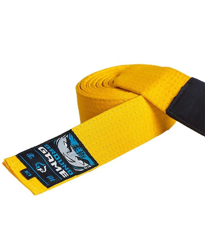 Centură BJJ pentru copii (galbenă)