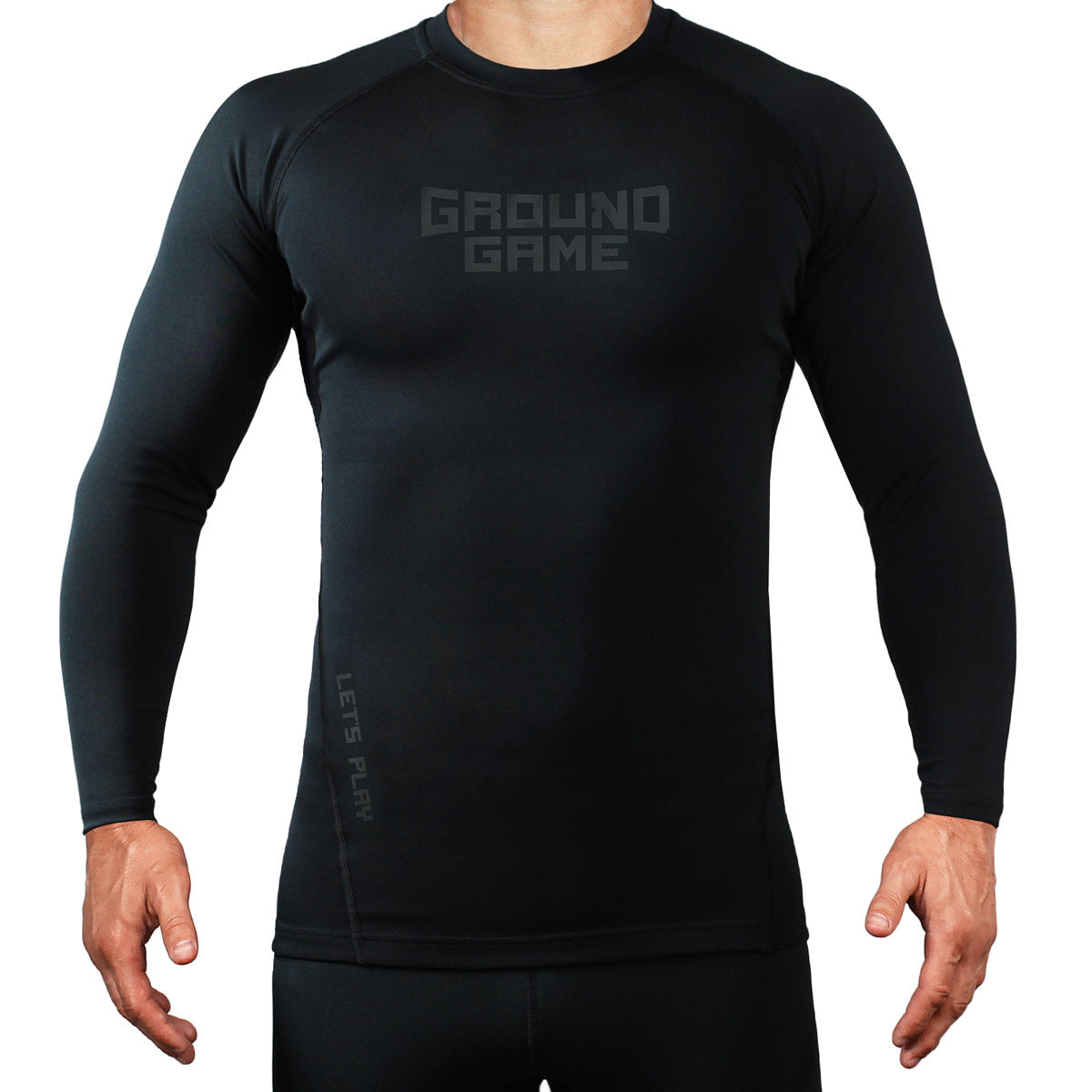 Rashguard Athletic Shadow Black cu mânecă lungă