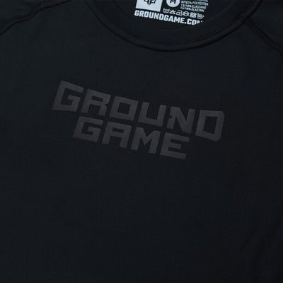 Rashguard Athletic Shadow Black cu mânecă scurtă