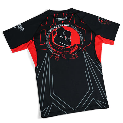Rashguard BKS Skorpion, mânecă scurtă (Negru)