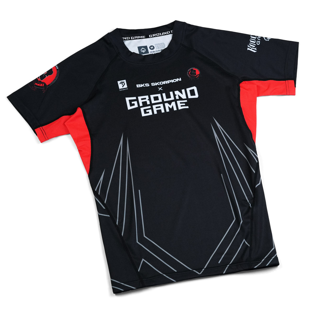 Rashguard BKS Skorpion, mânecă scurtă (Negru)