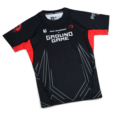 Rashguard BKS Skorpion, mânecă scurtă (Negru)