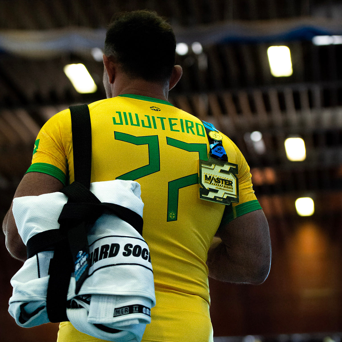 Rashguard Brazil Football cu mânecă scurtă