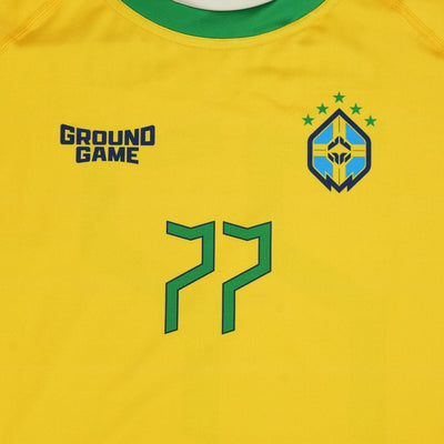 Rashguard Brazil Football cu mânecă scurtă