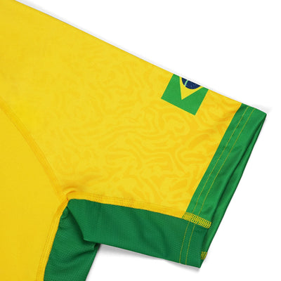Rashguard Brazil Football cu mânecă scurtă