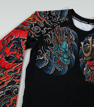Rashguard Bushido 3.0 cu mânecă lungă (negru)